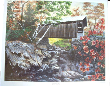 Artwork by Gloria Rowell at The Rowell Sugarhouse in Walden, VT